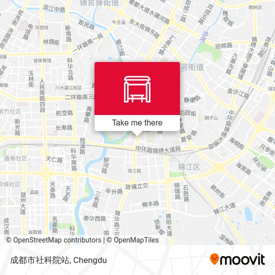 成都市社科院站 map