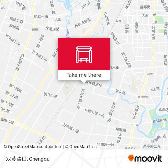 双黄路口 map