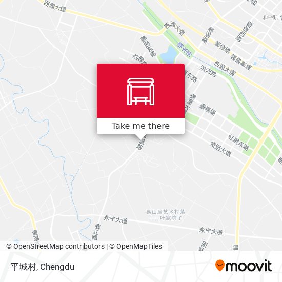平城村 map