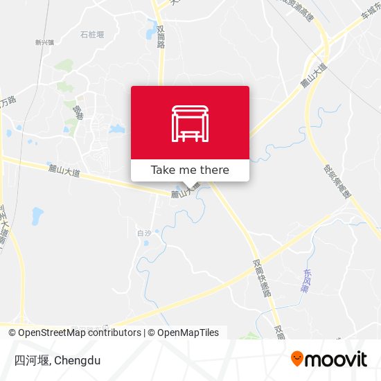 四河堰 map