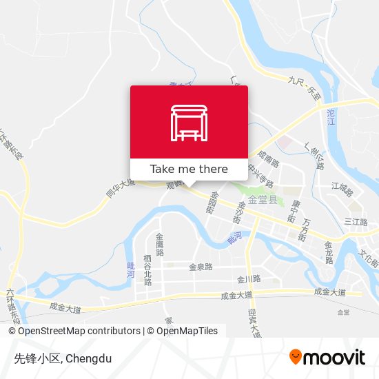 先锋小区 map