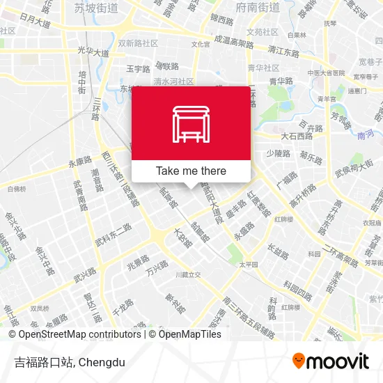 吉福路口站 map
