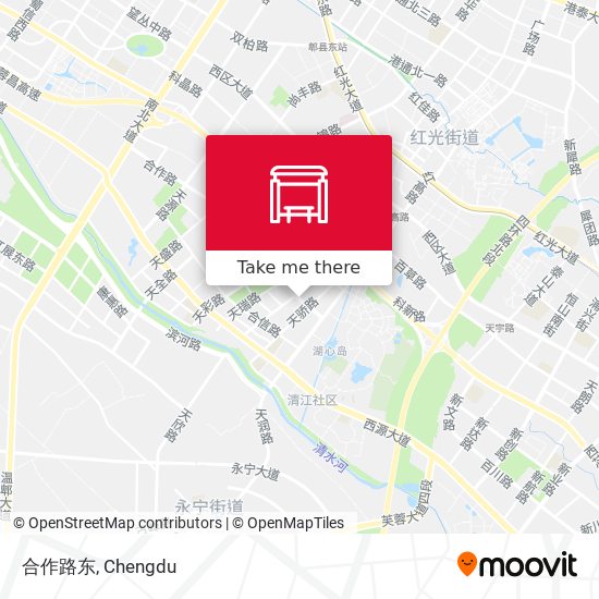 合作路东 map