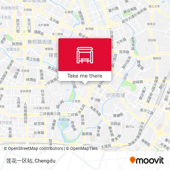 莲花一区站 map