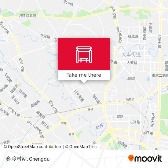 雍渡村站 map