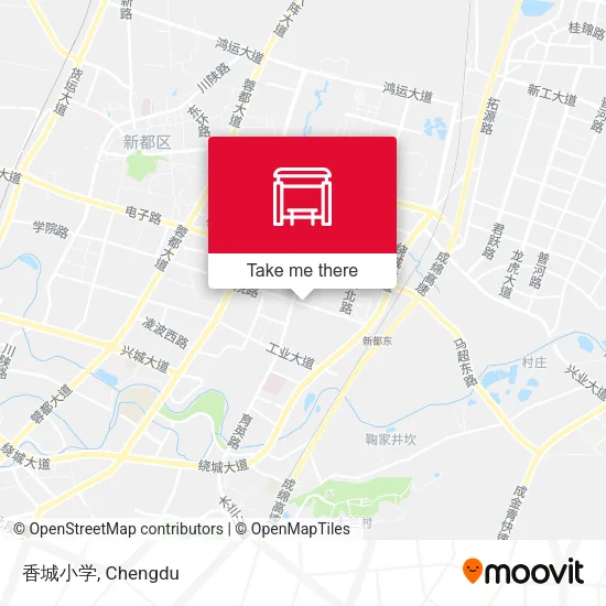 香城小学 map