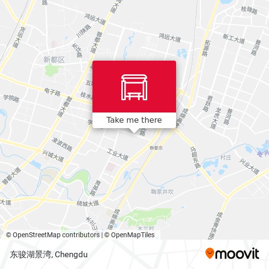 东骏湖景湾 map