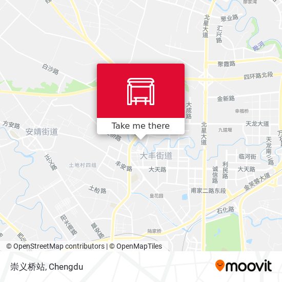 崇义桥站 map