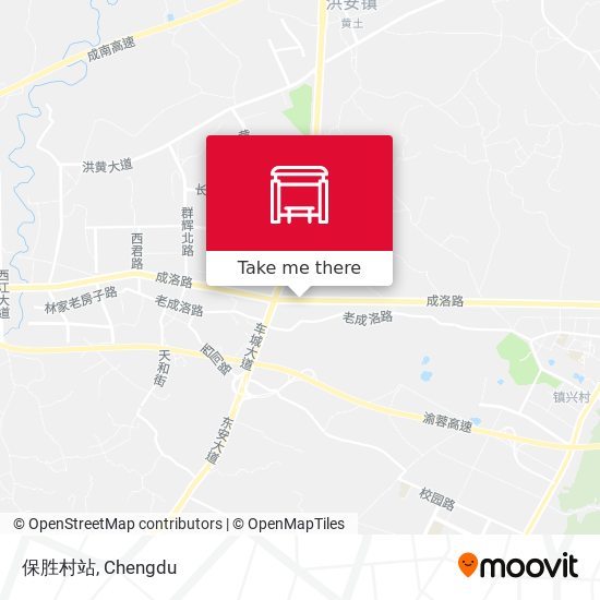 保胜村站 map