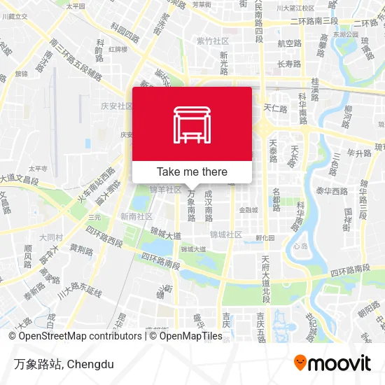 万象路站 map