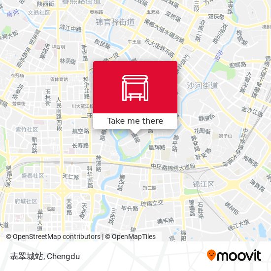 翡翠城站 map