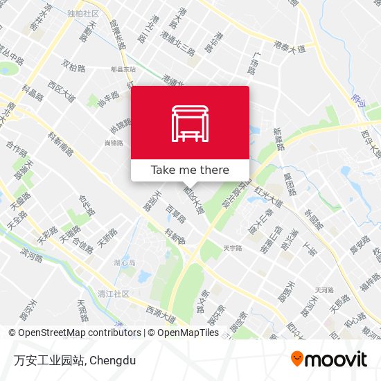万安工业园站 map