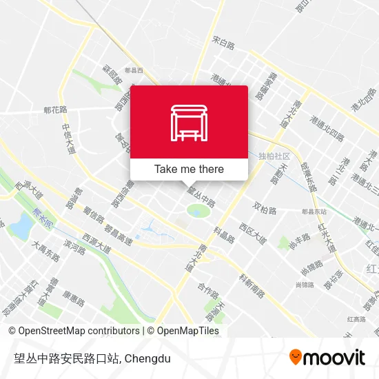 望丛中路安民路口站 map