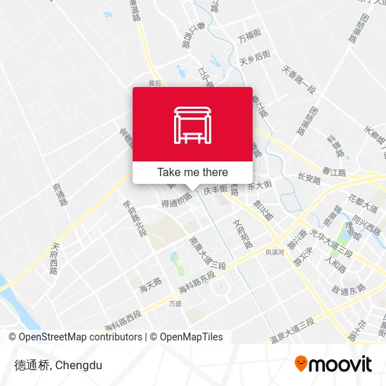 德通桥 map