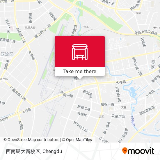 西南民大新校区 map