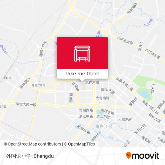 外国语小学 map