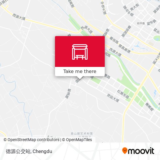德源公交站 map