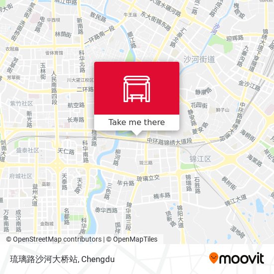 琉璃路沙河大桥站 map