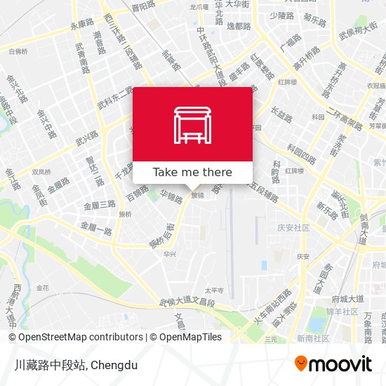 川藏路中段站 map