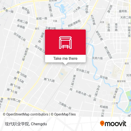 现代职业学院 map