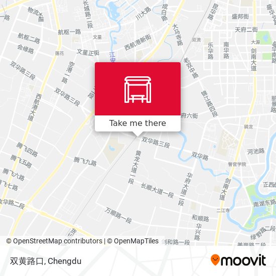 双黄路口 map