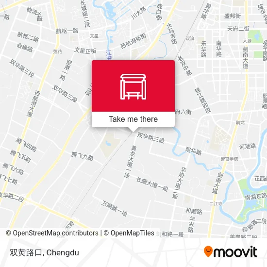 双黄路口 map