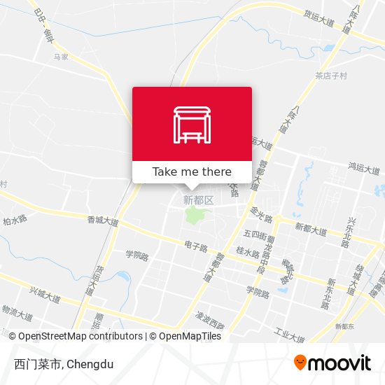 西门菜市 map