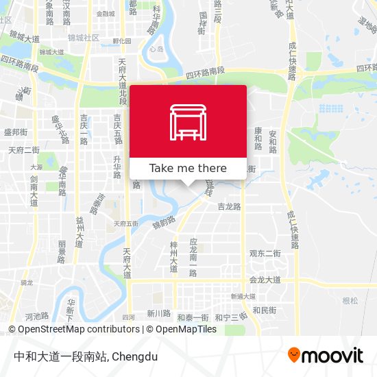 中和大道一段南站 map
