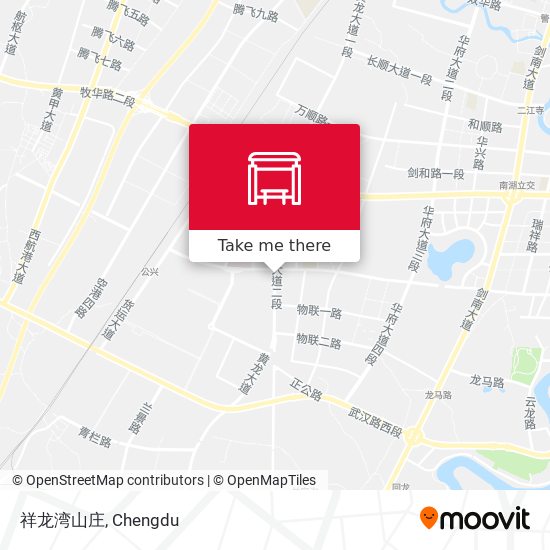 祥龙湾山庄 map