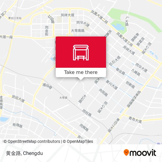 黄金路 map