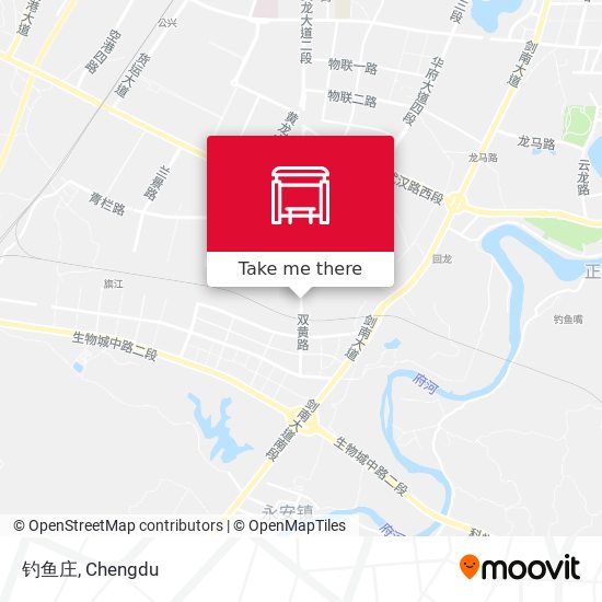 钓鱼庄 map