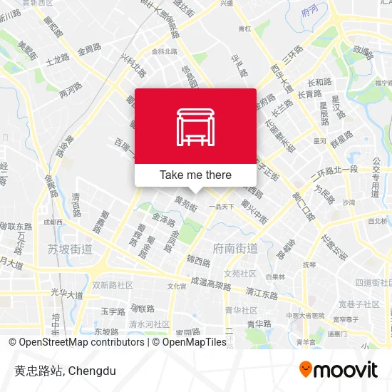黄忠路站 map
