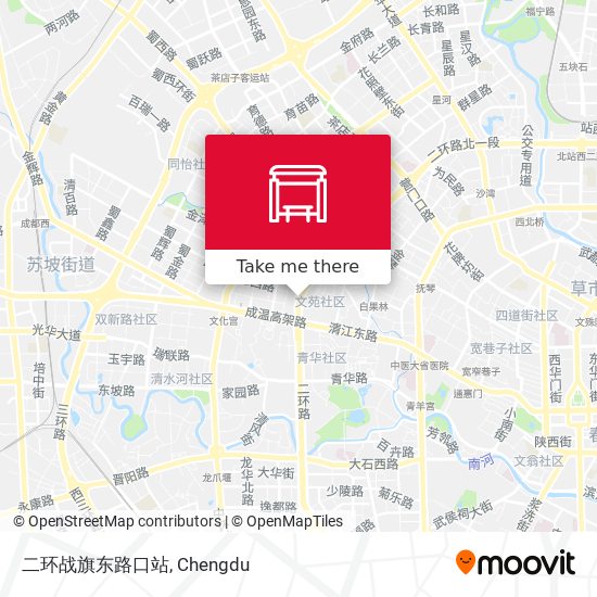 二环战旗东路口站 map