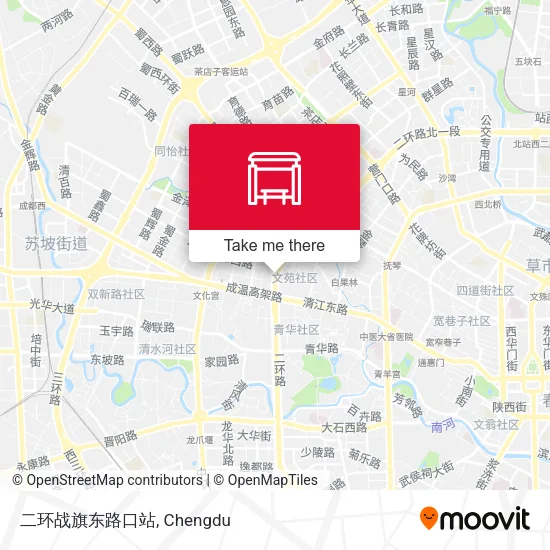 二环战旗东路口站 map