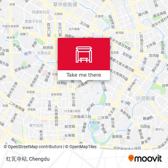 红瓦寺站 map