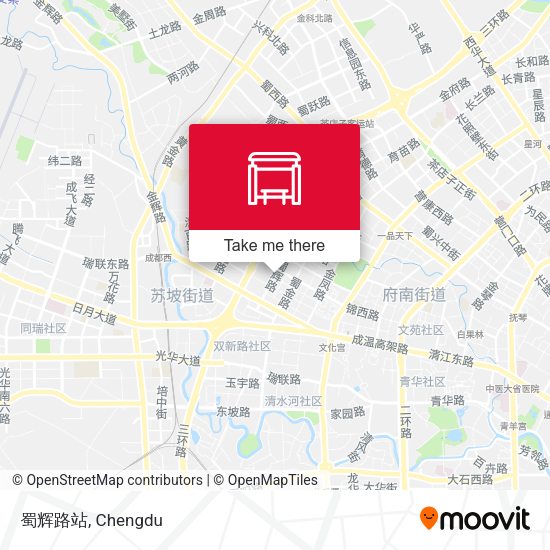 蜀辉路站 map