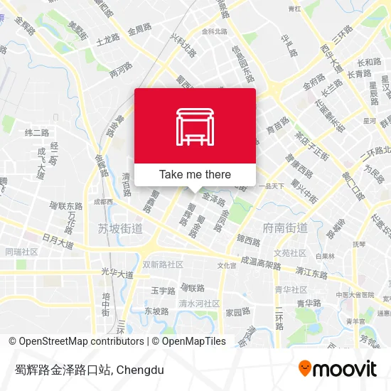 蜀辉路金泽路口站 map