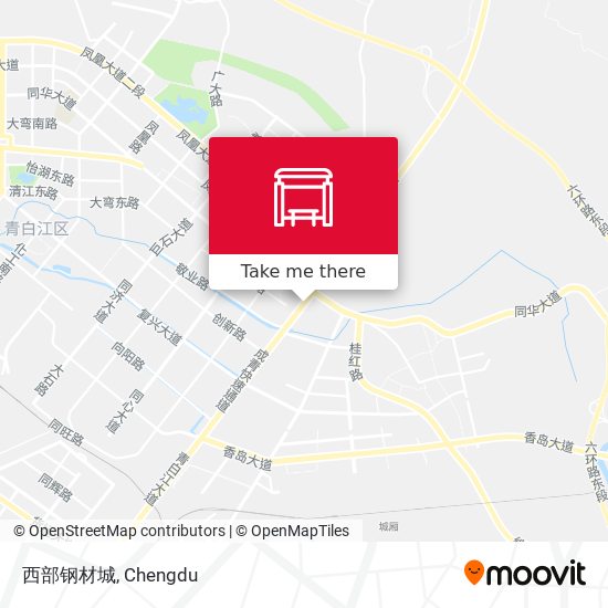 西部钢材城 map