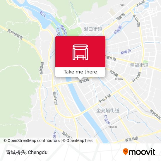青城桥头 map
