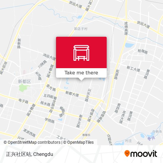 正兴社区站 map