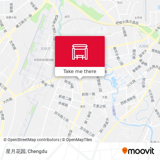 星月花园 map