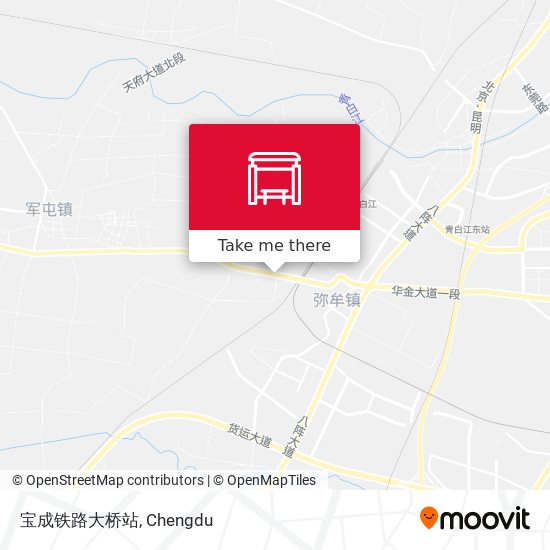 宝成铁路大桥站 map