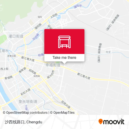 沙西线路口 map