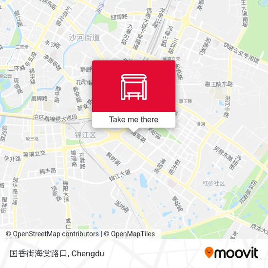 国香街海棠路口 map