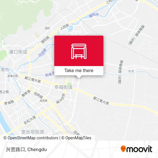 兴贤路口 map