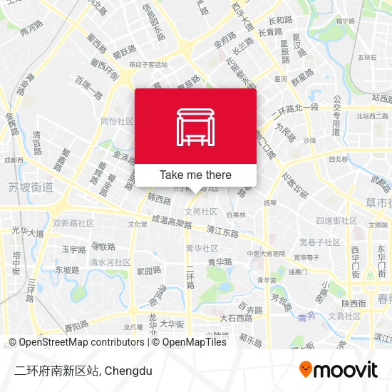 二环府南新区站 map