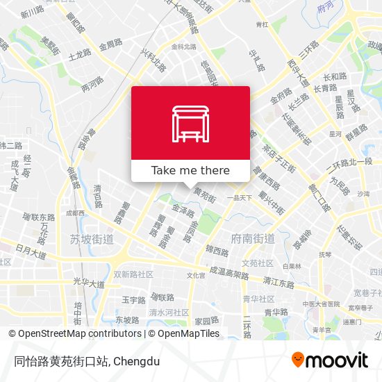 同怡路黄苑街口站 map