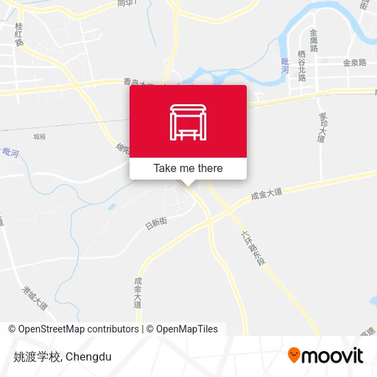 姚渡学校 map