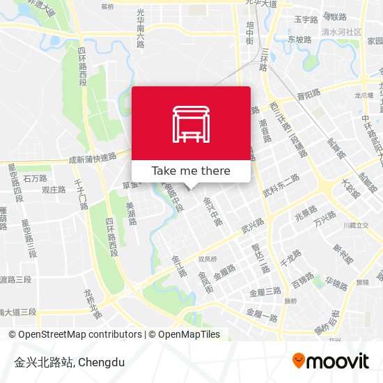 金兴北路站 map