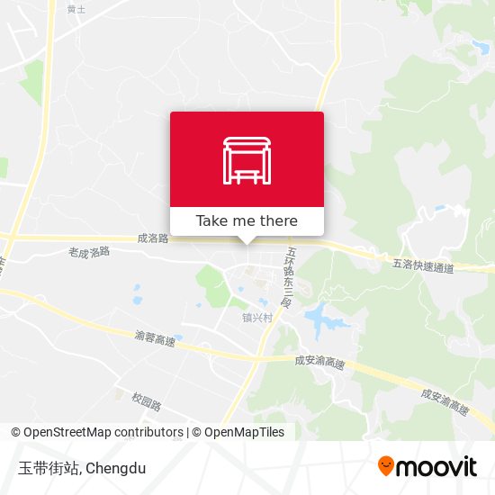 玉带街站 map
